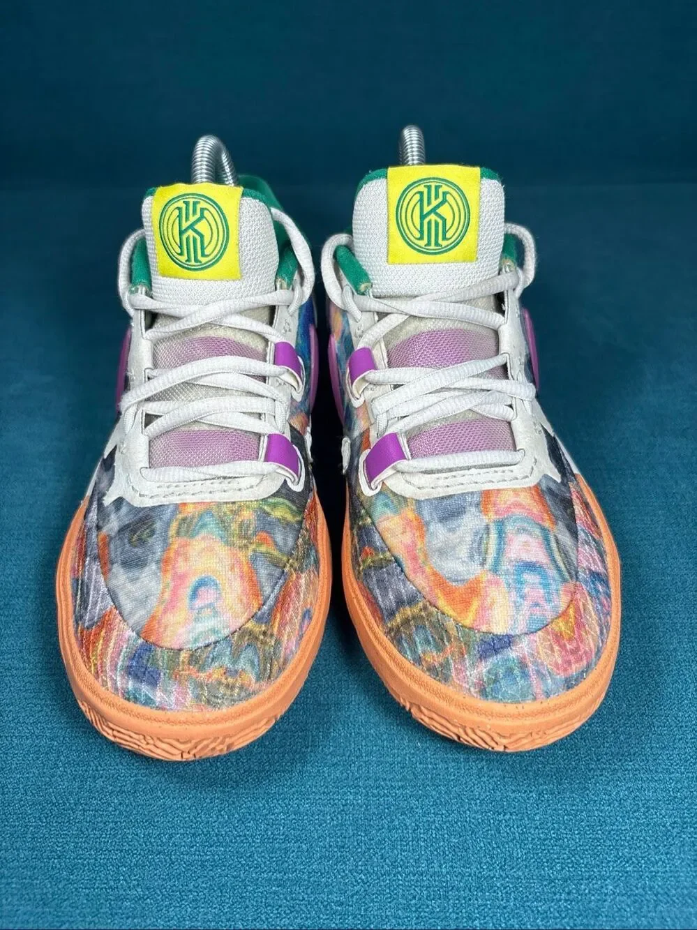 Nike Kyrie Low 5 GS Multi-Color Tie Dye Youth Size 4Y Shoes DQ8076-011